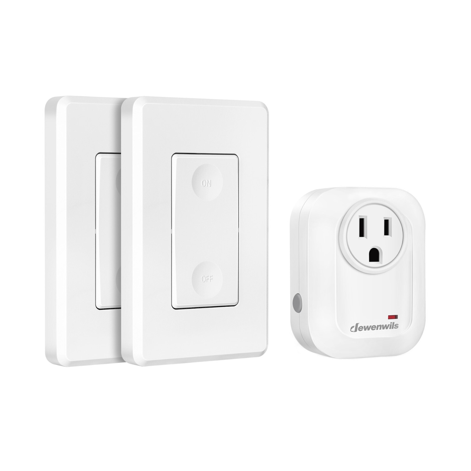 DEWENWILS Wireless Remote Wall Switch and Outlet, No Wiring Plug in On Off Power gallery