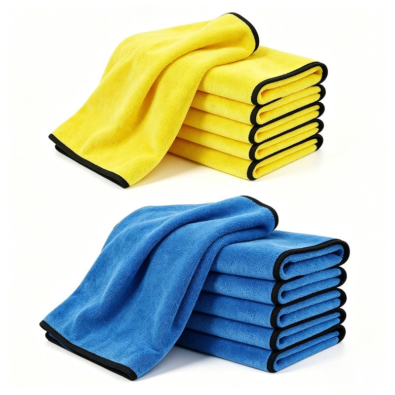 6PCS Quick Dry Car Wash Drying Towel Soft Skin-Friendly Reusable Cleaning Cloth gallery