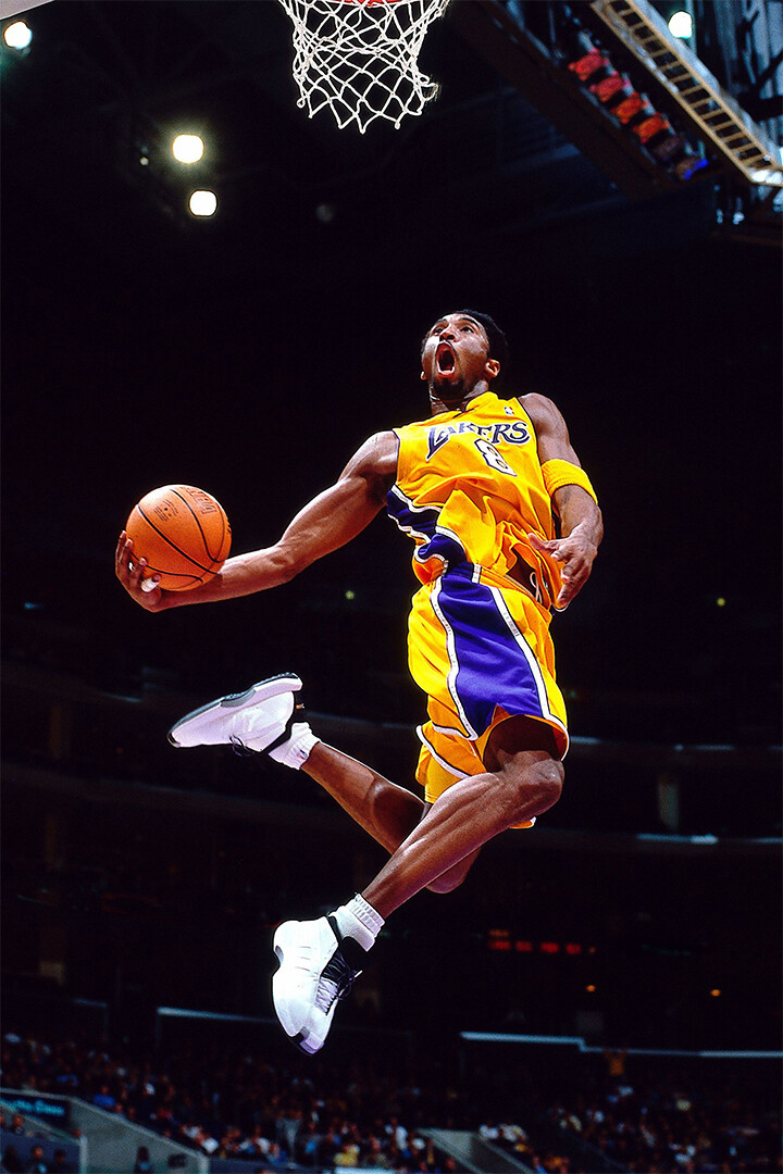 Kobe Bryant Dunks Basketball Sports Silk Print Wall Home Decor - POSTER 20x30 gallery