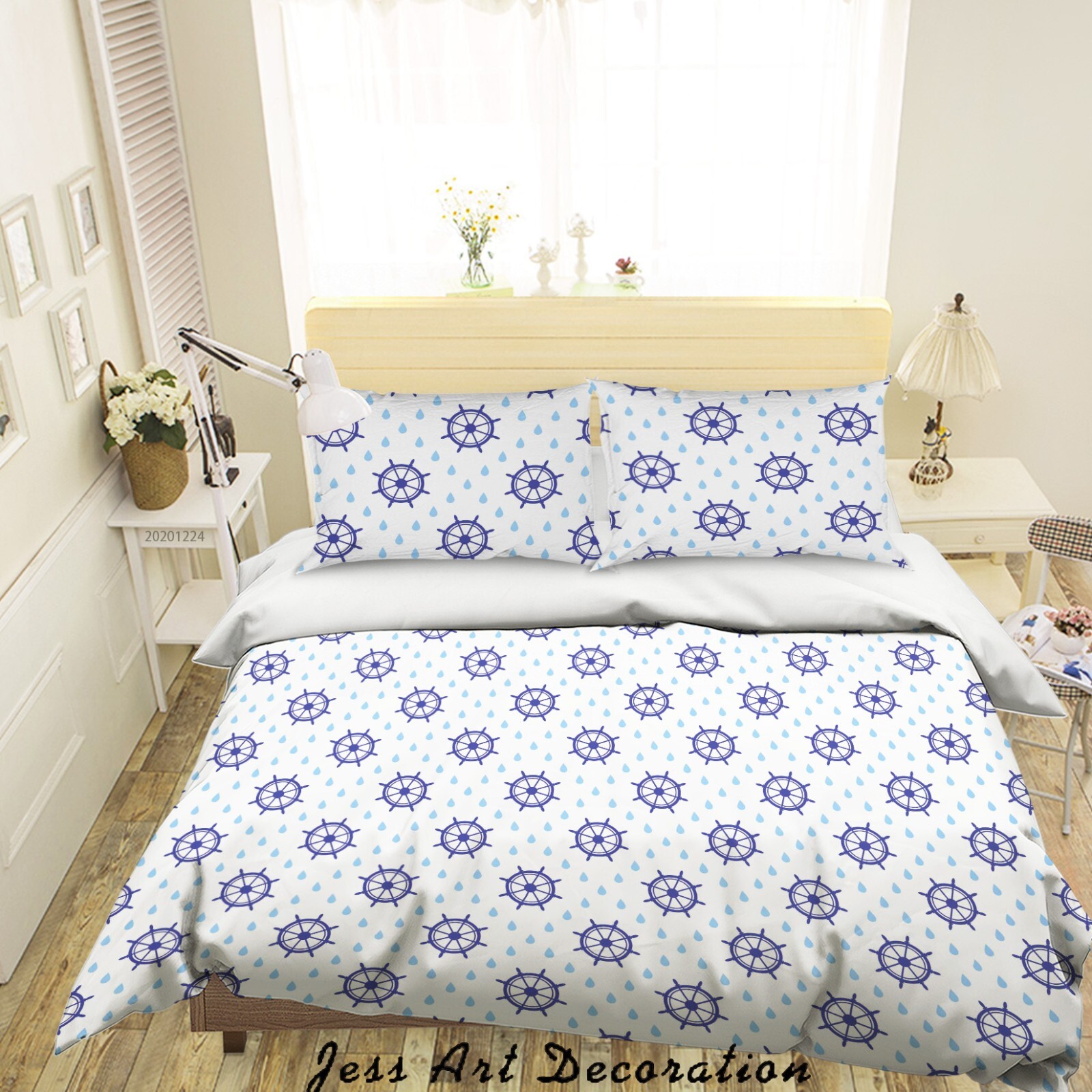 3D Rudder Geometry Pattern Cartoon Quilt Cover Set Bedding Sets Pillowcases 64 gallery