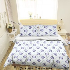 3D Rudder Geometry Pattern Cartoon Quilt Cover Set Bedding Sets Pillowcases 64