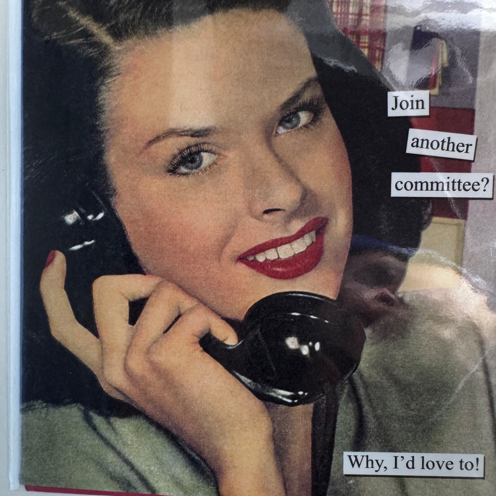 Anne Taintor All Occasion BLANK Greeting Card 36738 Retro 1950s Woman Committee gallery