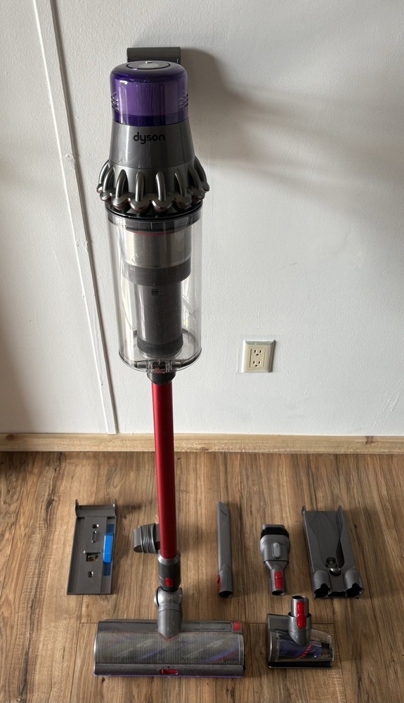 Dyson V11 Outsize Cordless Stick Vacuum Nickel Red LCD Extra Large Bin