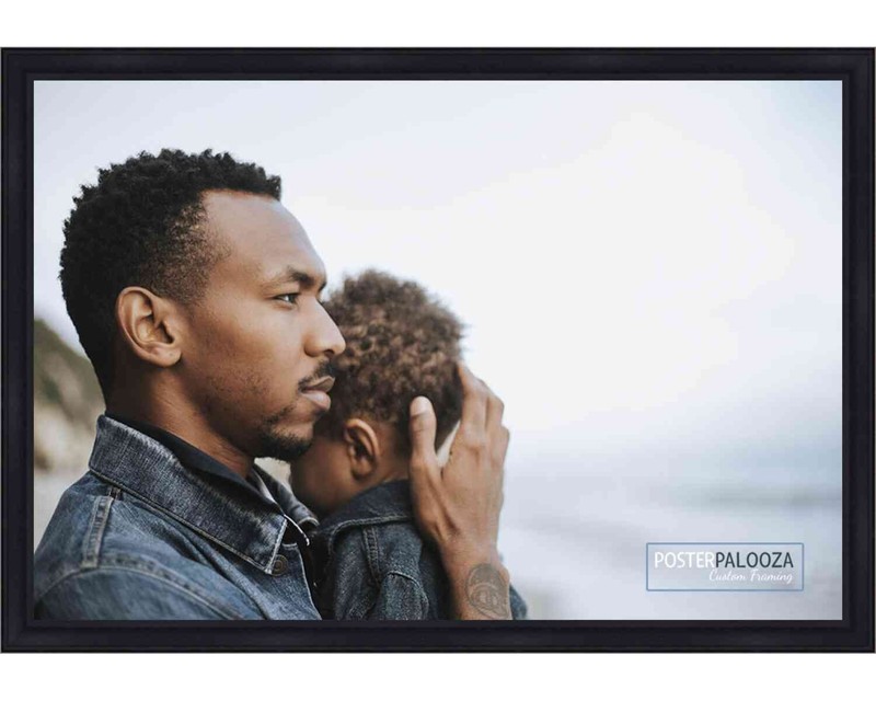 Panoramic Classic Modern Black Frame - UV Acrylic, Backing, Hanging Hardware gallery