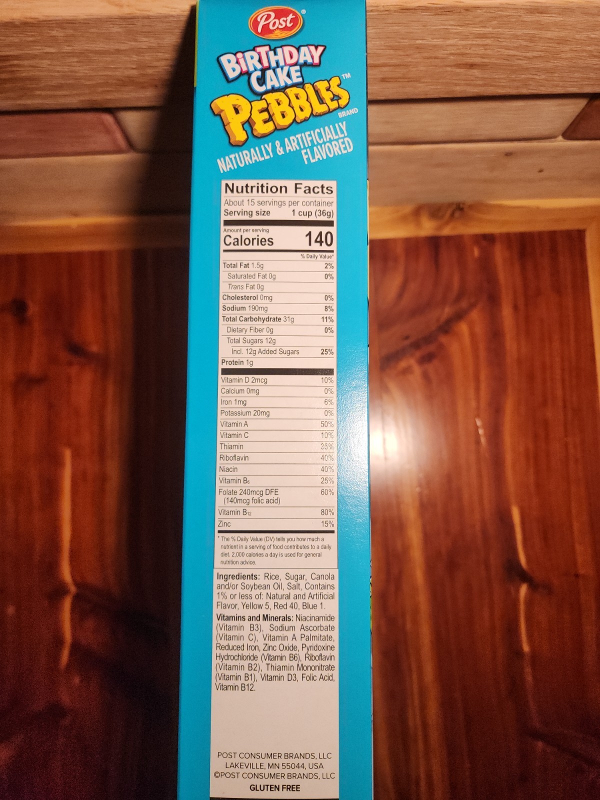 Post 55th Birthday Cake Pebbles Breakfast Cereal Family Size, 18.5 oz gallery