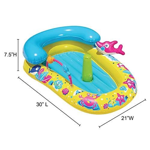 BANZAI JR. SPLASH DISCOVERY ACTIVITY CENTER - 9-24 MONTHS - YELLOW/MULTI COLORED gallery