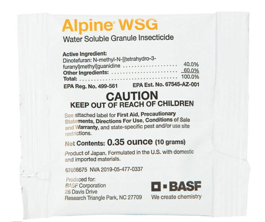 10 Gram Packet Alpine WSG Water Soluble Granule Insecticide Kill Ant roach etc gallery