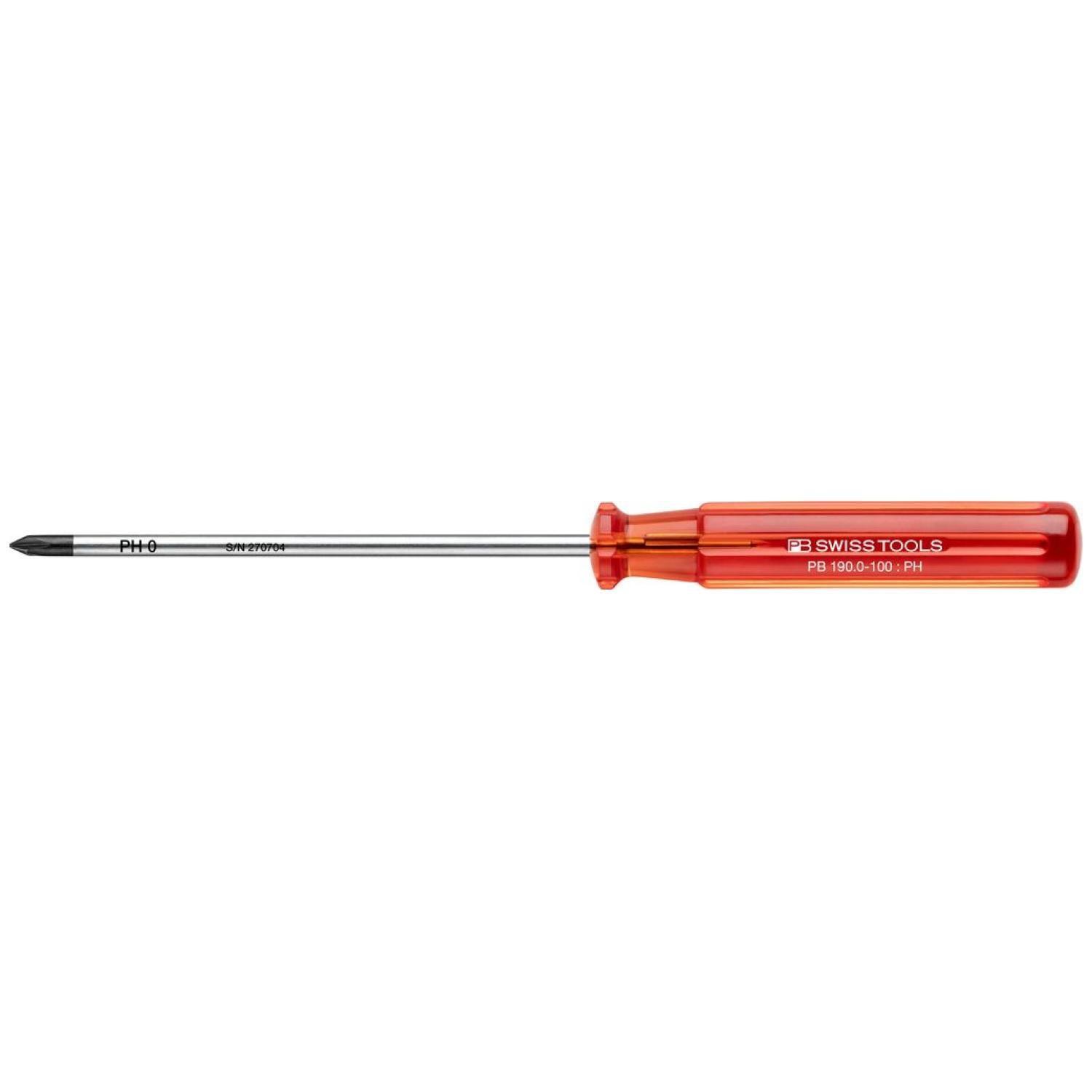 PB Swiss PB 190.0-100 Classic Screwdriver PH0 x 100 mm gallery