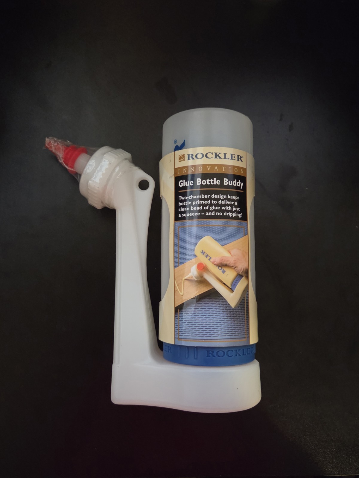 Rockler Innovation Glue Bottle Buddy Wood Glue Applicator 8 oz, 12 oz, 16 oz gallery