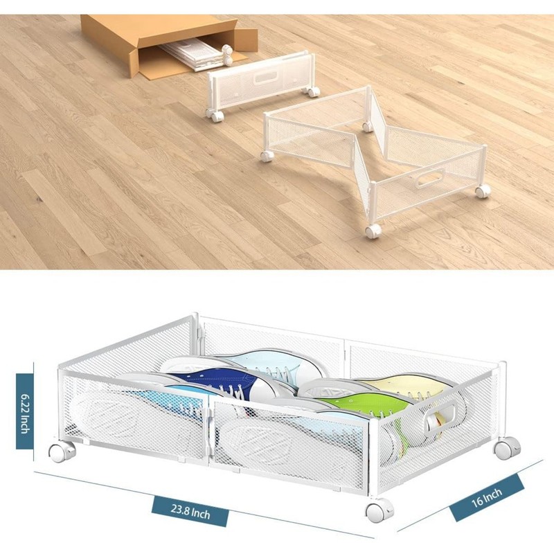 Under Bed Storage Containers With Wheels For Clothes, Blankets And Shoes,Bedding gallery