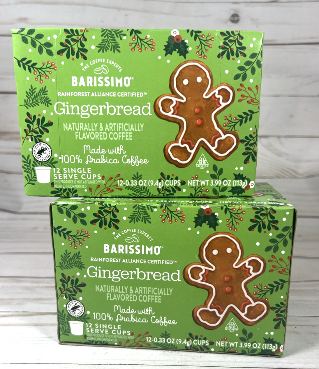 Barissimo Gingerbread Coffee K-Cups Light Medium Roast 12ct (2Pack) BB:11/2027 gallery