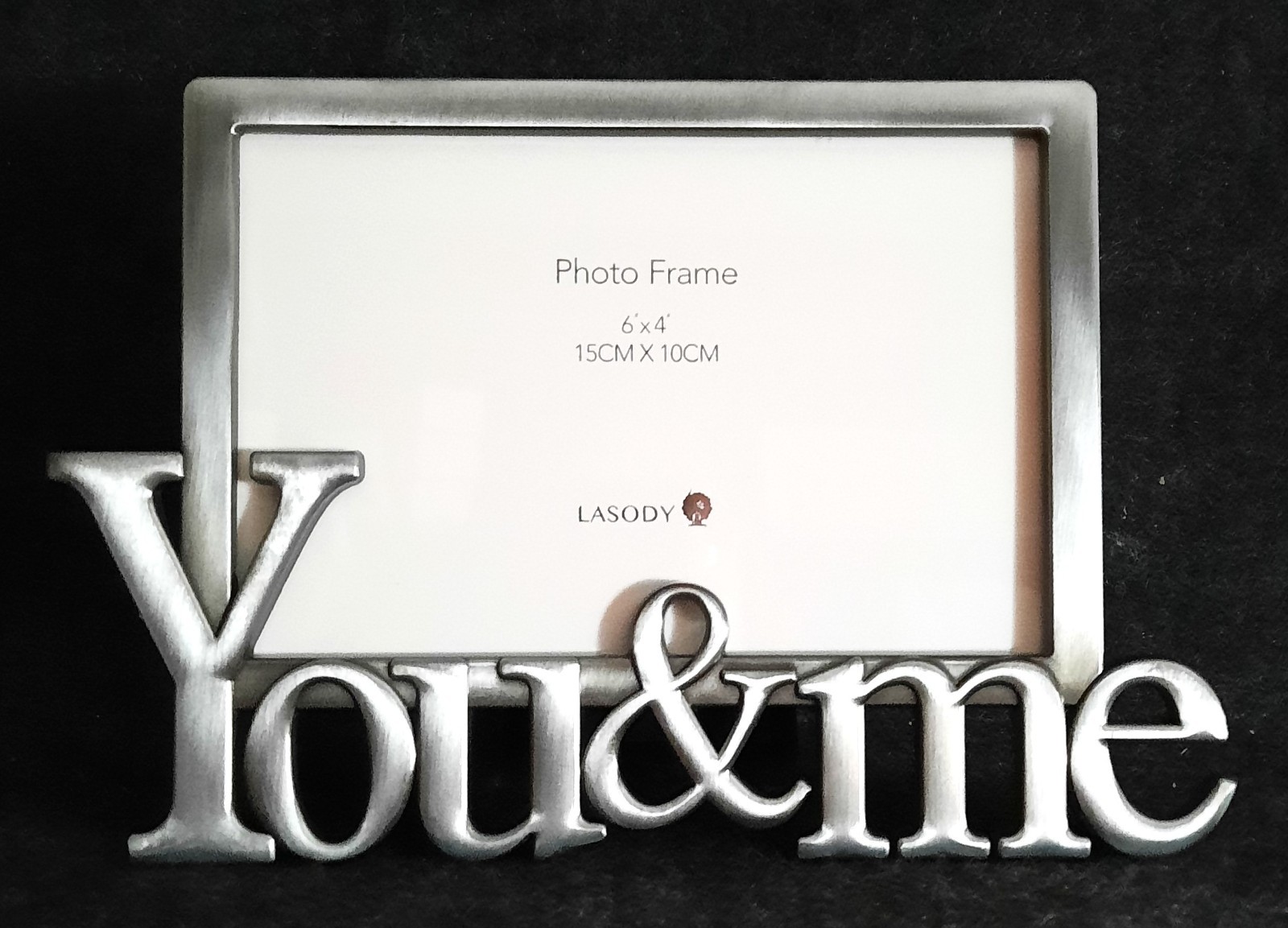 "You & Me" Rectangular Brushed Nickle Picture Frame For 6 X 4 Photos! gallery