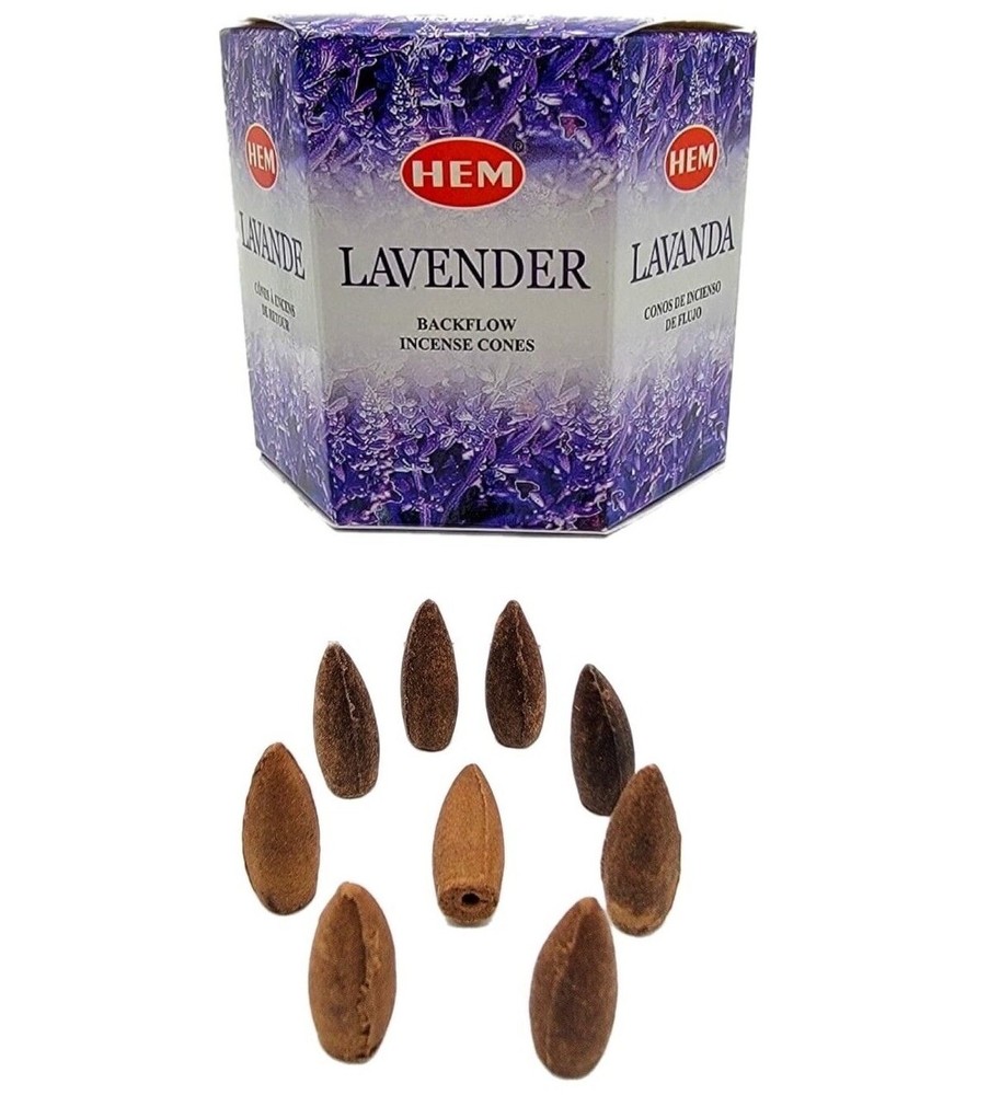 Hem Lavender Backflow Waterfall Incense Cones - Free Shipping!