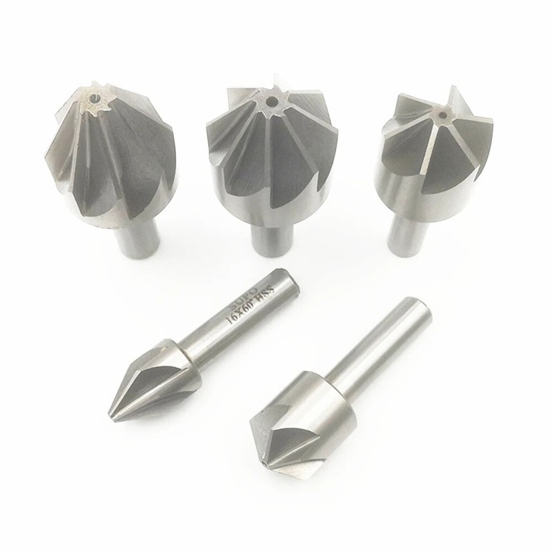 Metal Countersink Drill Bits 6-8Flute 60-120 Degree Chamfer CNC Machine 6-50mm gallery