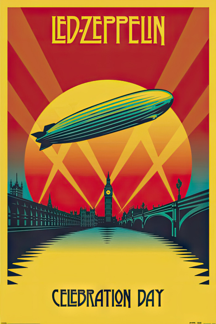 Led Zeppelin - Music / Movie Poster (Celebration Day) (Size: 24" x 36") gallery