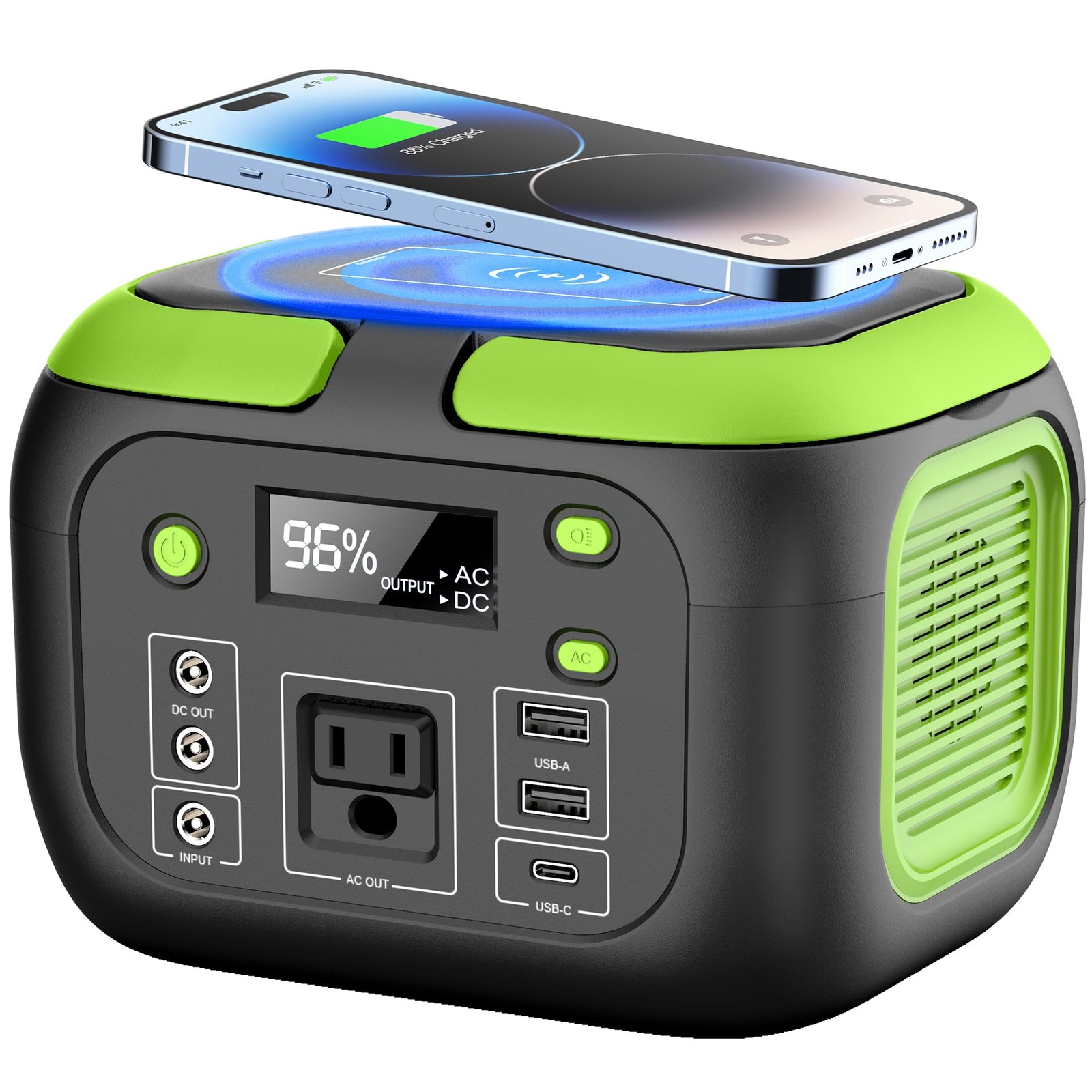 200W Portable Power Station 42000mAh Solar Generator with AC, DC, USB for Cam... gallery