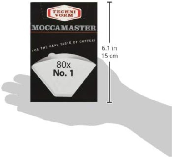 Technivorm 85090 Cup-One Paper Filters, 80 count, White gallery