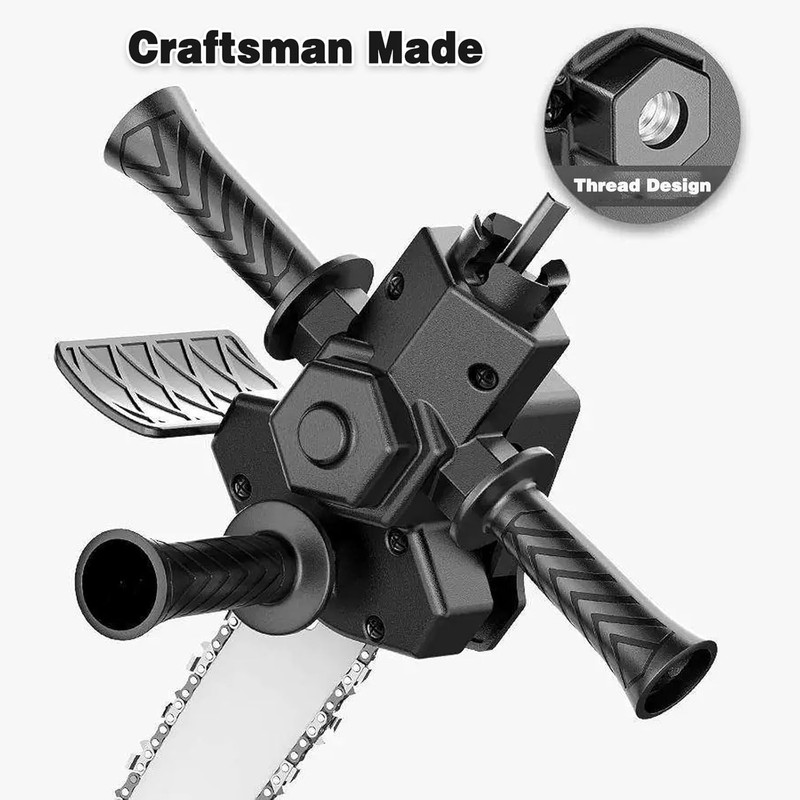 Transform Your Drill: 6-Inch Electric Drill Chainsaw Attachment for Wood Cutting gallery