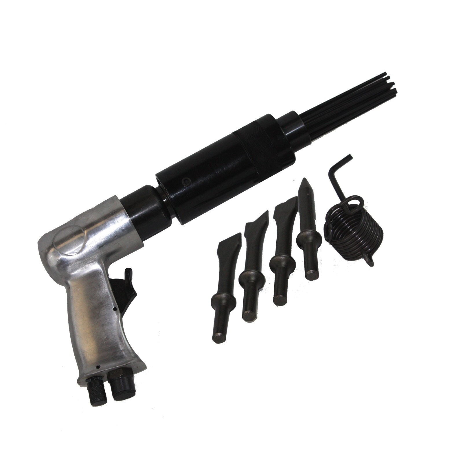 19 Needle Air Hammer Chisel Punch Scaler For Chipping Riveting Cutting Piercing gallery