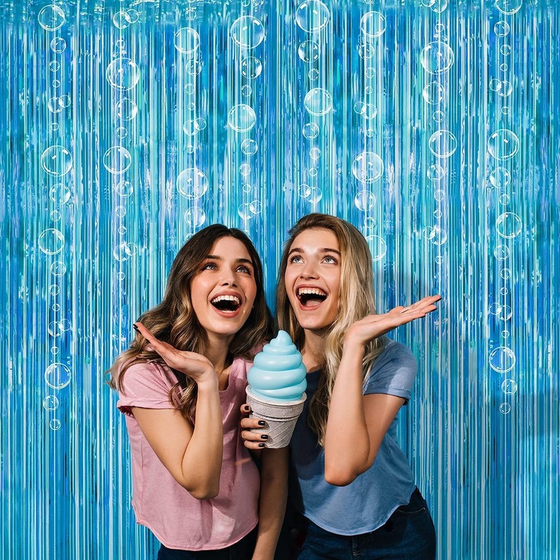 Under The Sea Party Decorations Bubble Garland Backdrop Mermaid Birthday Party gallery