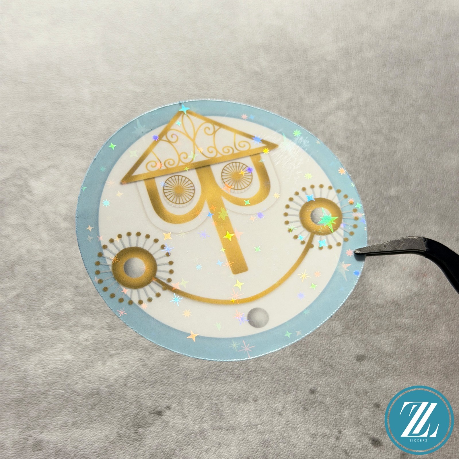 It's a Small World Clock Sticker, Holographic Disneyland Park Decal gallery