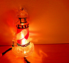 Christmas Lighthouse String Light Set Indoor Outdoor 10 lights 10 feet long