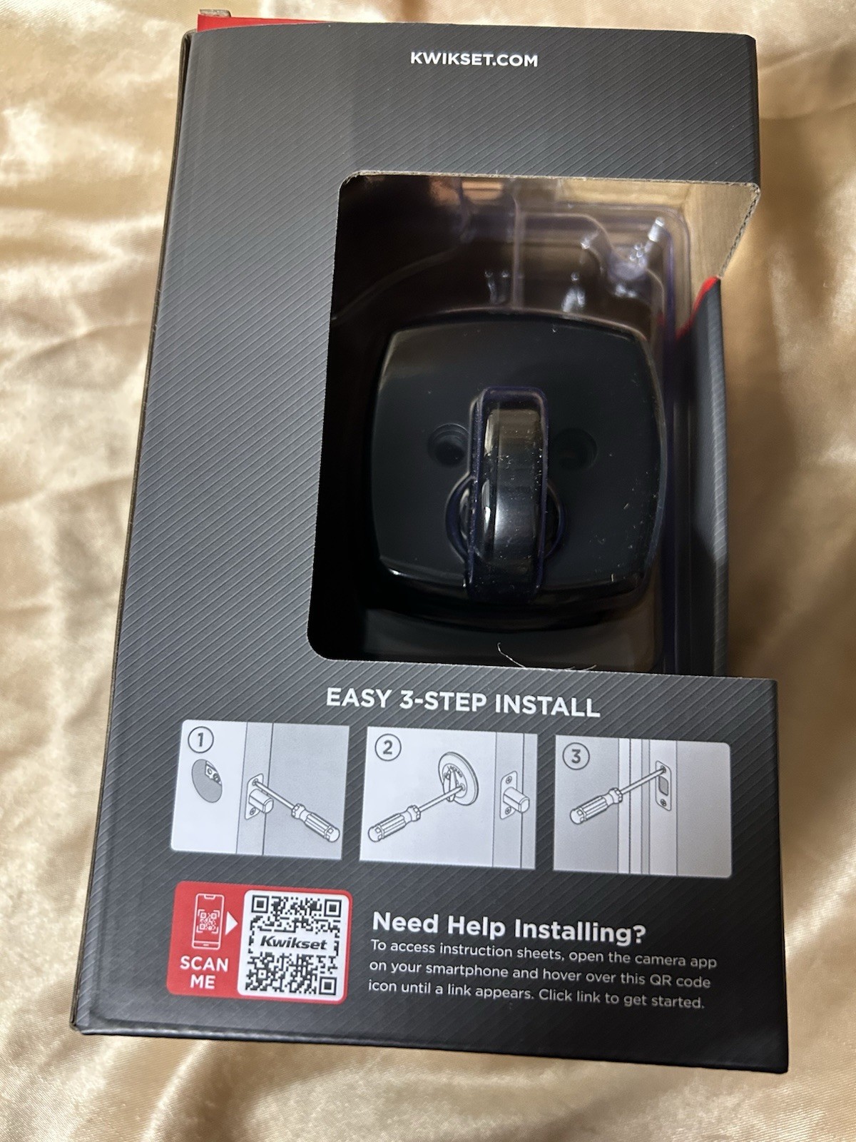 Kwikset Smartkey Midtown Deadbolt MATTE BLACK 92580-035 gallery