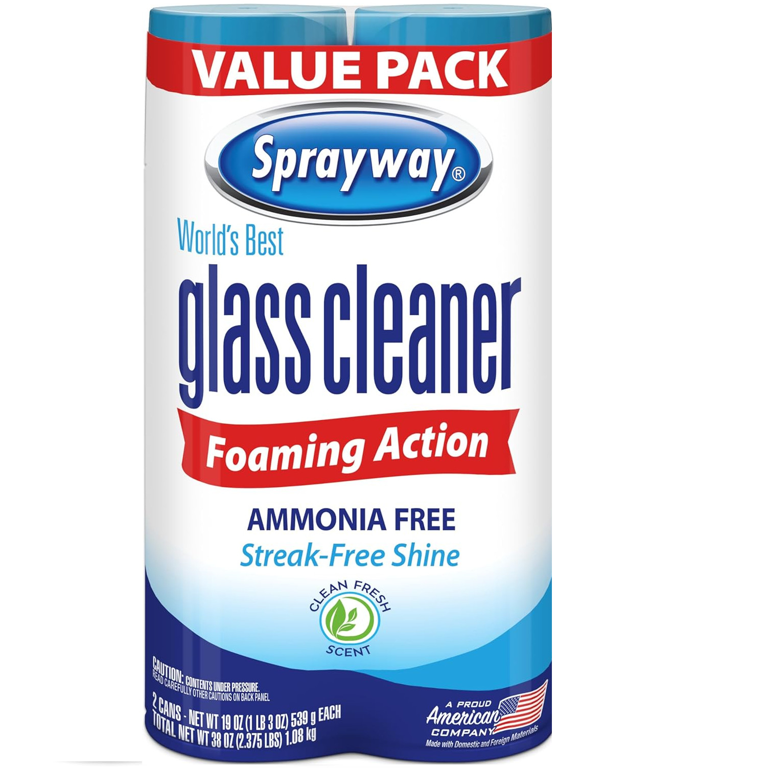 Sprayway World's Best Glass Cleaner - 2x19 oz, Pack of 2 gallery