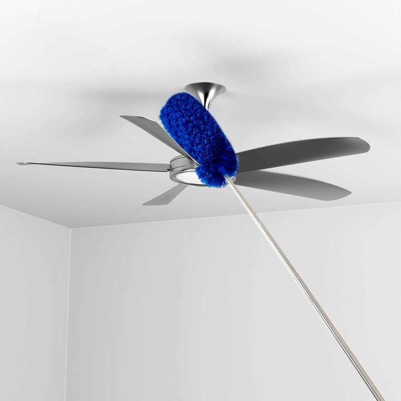 Microfiber Ceiling Fan Duster & Cobweb Cleaning Brush Cleaner Kit Extension Pole gallery