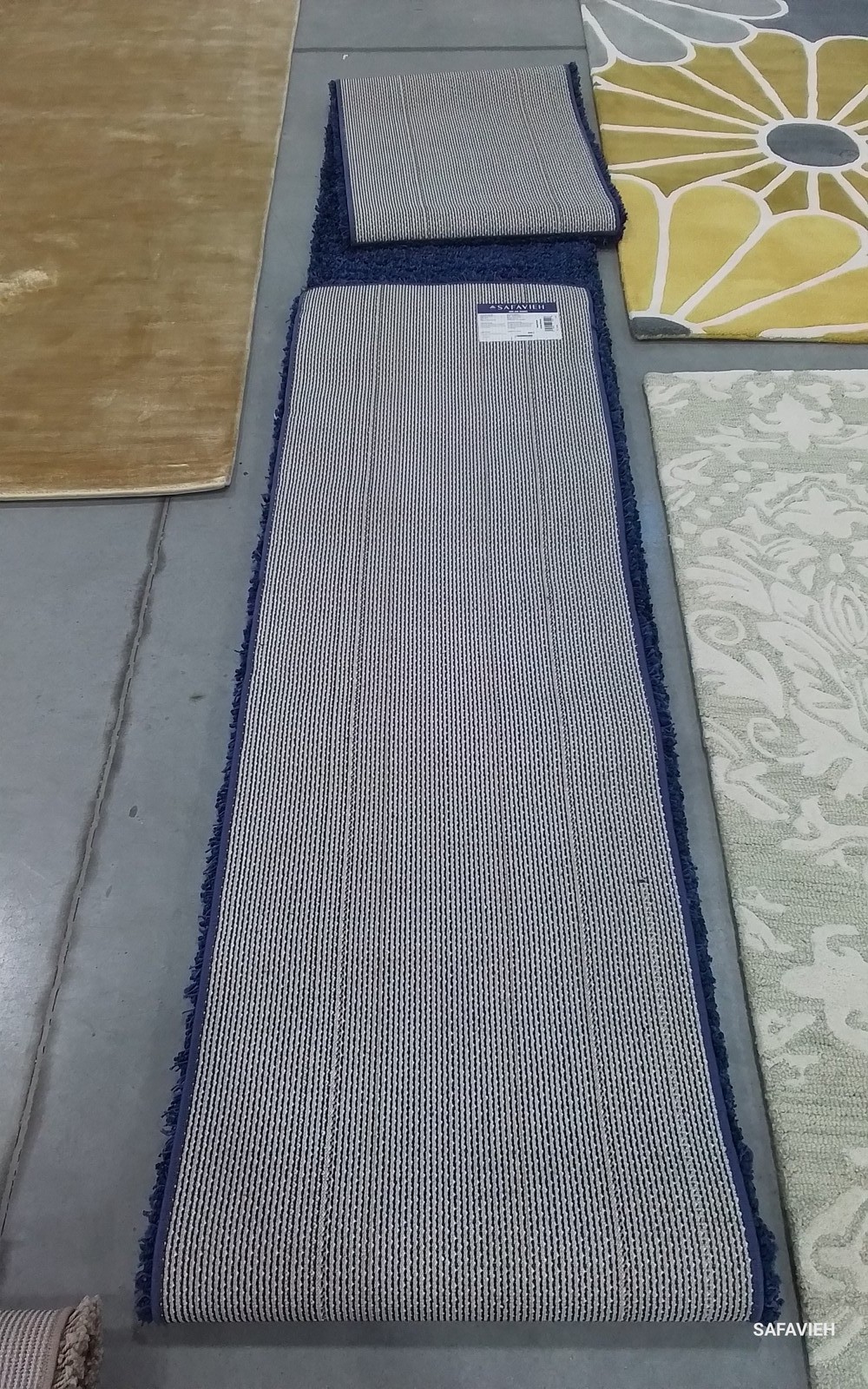 NAVY 2'-0" x 18'-0" Flaw in Rug, Reduced Price 1172790089 SG180-7070-218 gallery