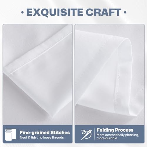 Flat Sheets Pack,Brushed Microfiber Bed Sheets, Soft & Queen 6 White gallery