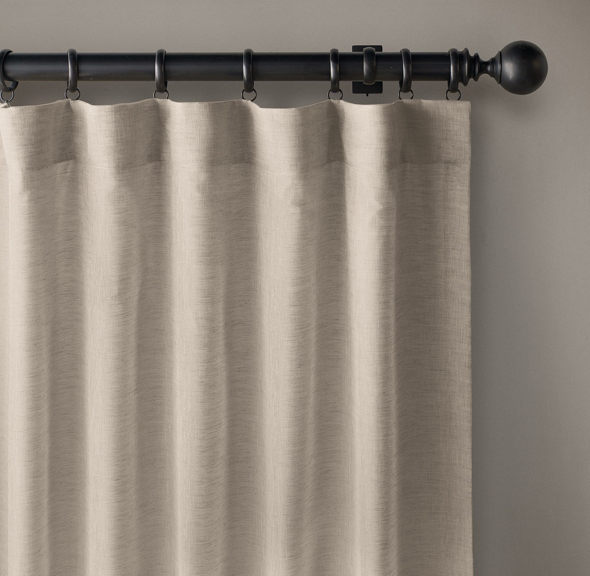 Restoration Hardware Sheer Belgian Linen Drapey 100"x108 " Sand gallery