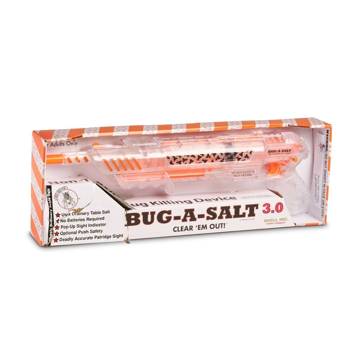 Damaged Box Authentic BUG-A-SALT 3.0 Clear 'Em Out Insect Eradication Gun gallery