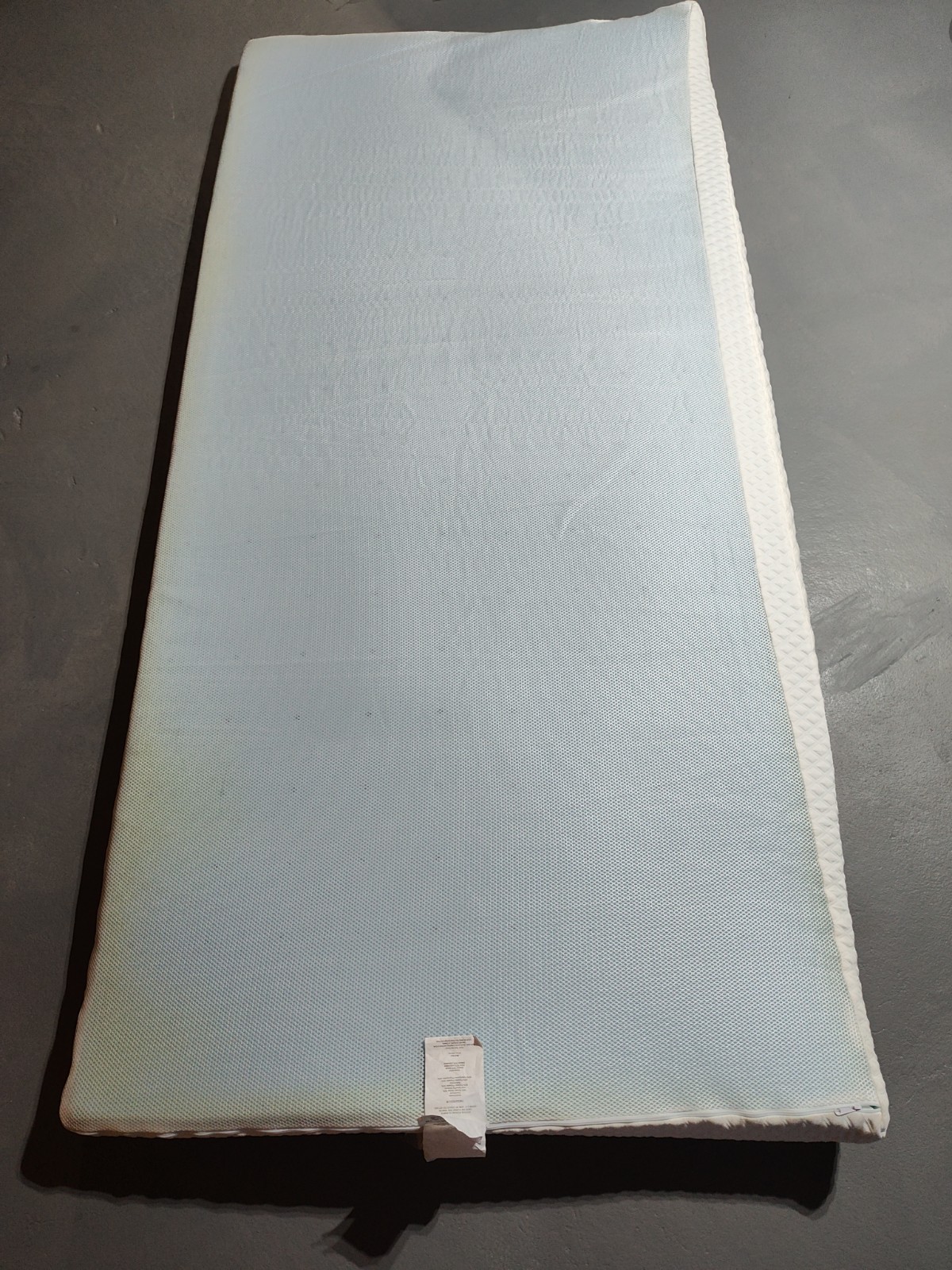 Therapedic 2 Inch Swirl Gel Memory Foam Twin XL Mattress Topper - Used gallery