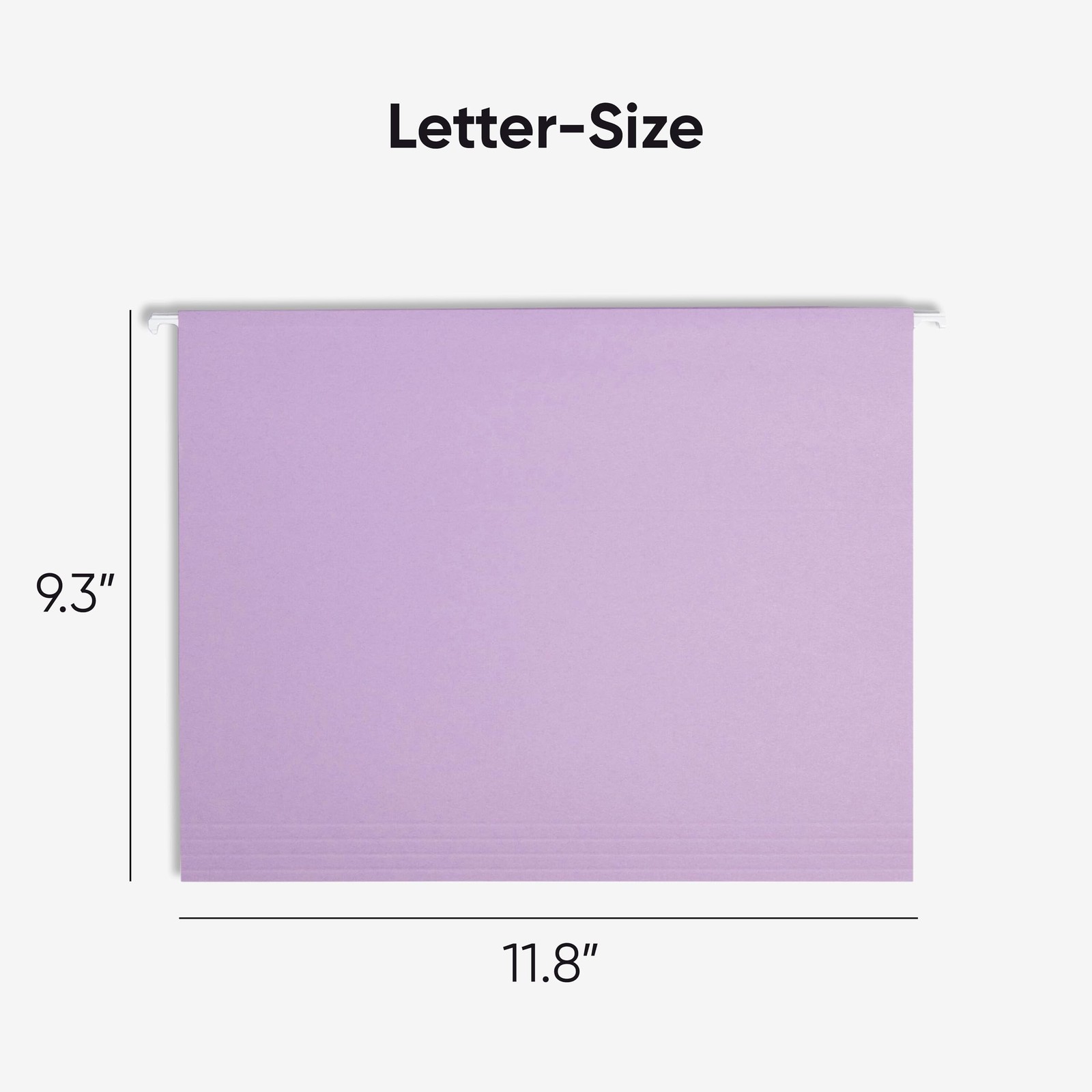 Smead Standard Hanging File Folders 25 Count Lavender 1/5-Cut Adjustable Tabs gallery
