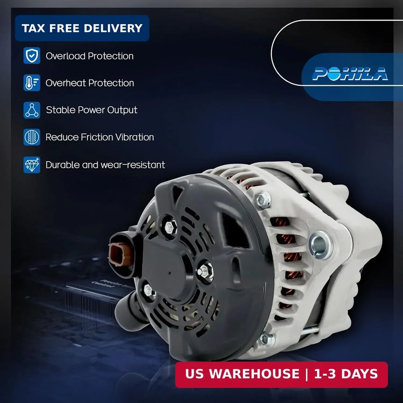 11573N Alternator Compatible with 2011 2012 2013 Honda Odyssey V6 3.5L, 2012 201 gallery