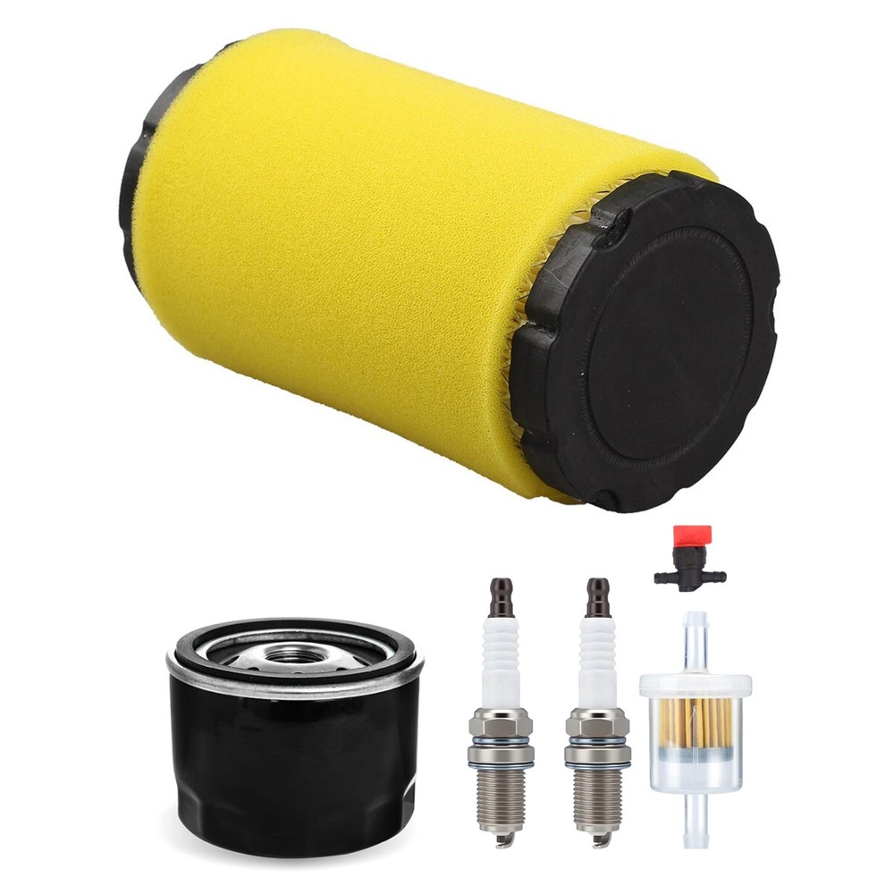 Spark Plug Oil Filter Fuel Filter Kit For Craftsman Riding Lawn Mower Models