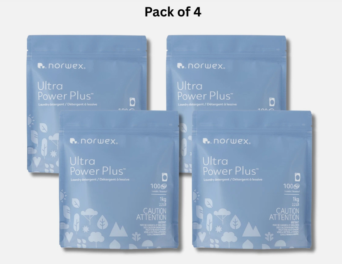 Norwex Ultra Power Plus Laundry Detergent, Pack of 4 - 2.2lb/ea Free Shipping gallery
