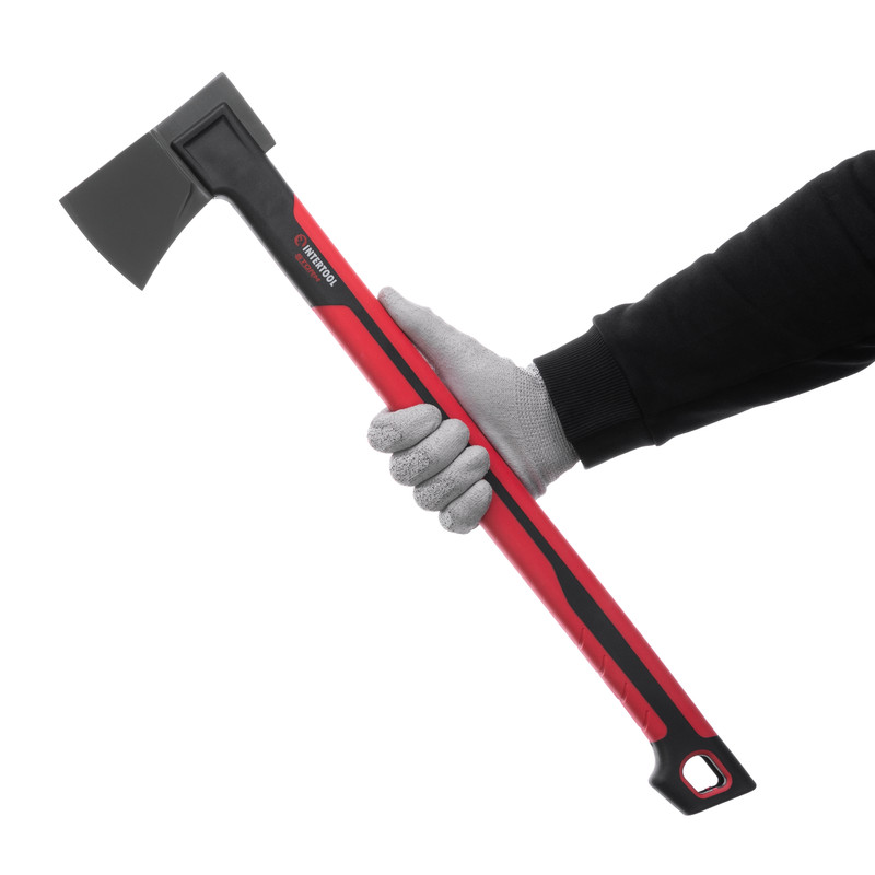 INTERTOOL 3 lbs Mid-Size Wood Chopping Axe, 24-inch Felling Ax STORM HT08-0293 gallery