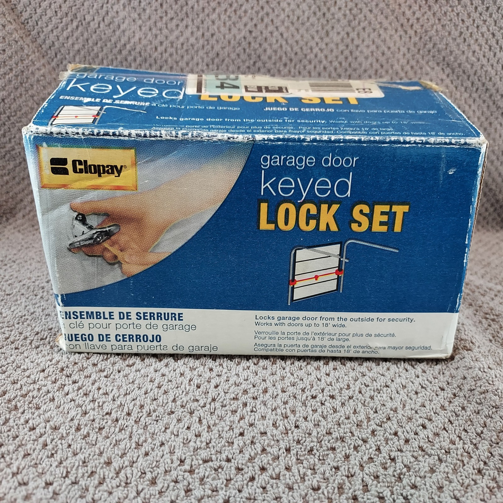 Clopay Garage Door Keyed Lock Set Outdoor Security - OPEN BOX FOR PARTS ONLY gallery