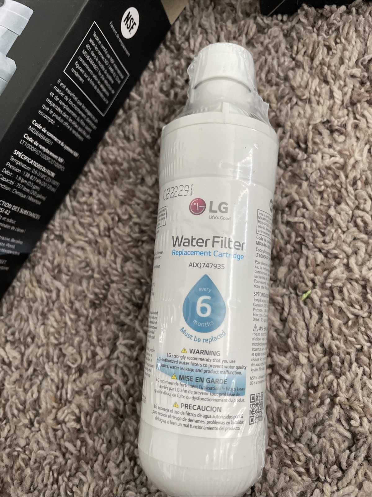 3 PACK Refresh Refrigerator Ice Water Filter For LG LT1000P ADQ747935 Brand New gallery