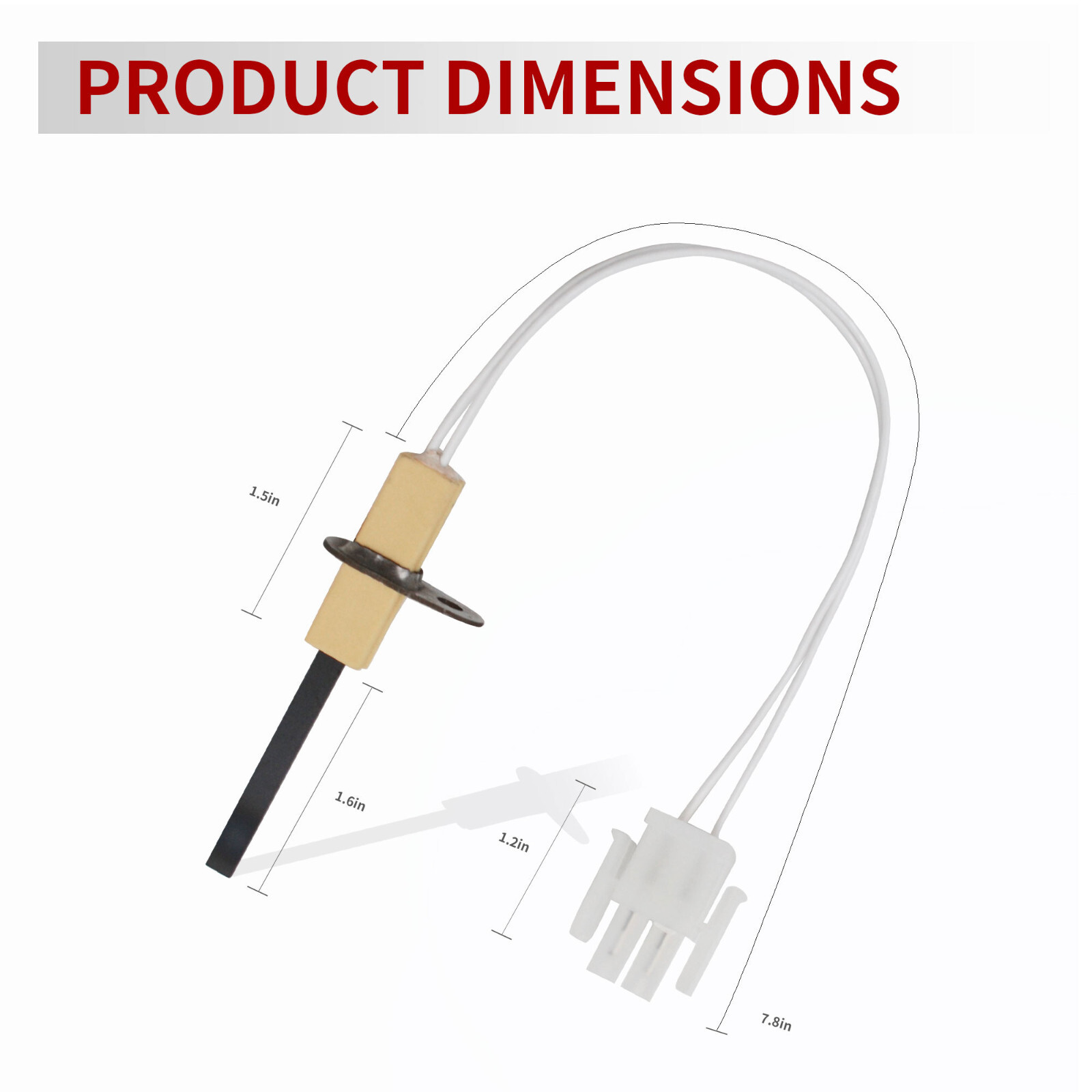 New 768A-844 Furnace Hot Surface Ignitor, Silicon Nitride for Emerson(NI-N001) gallery