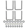 A.A Square U Bolt with Hardware for 1/2 D x 3-1/16 W x 4-5/16 Inch, Silver gallery
