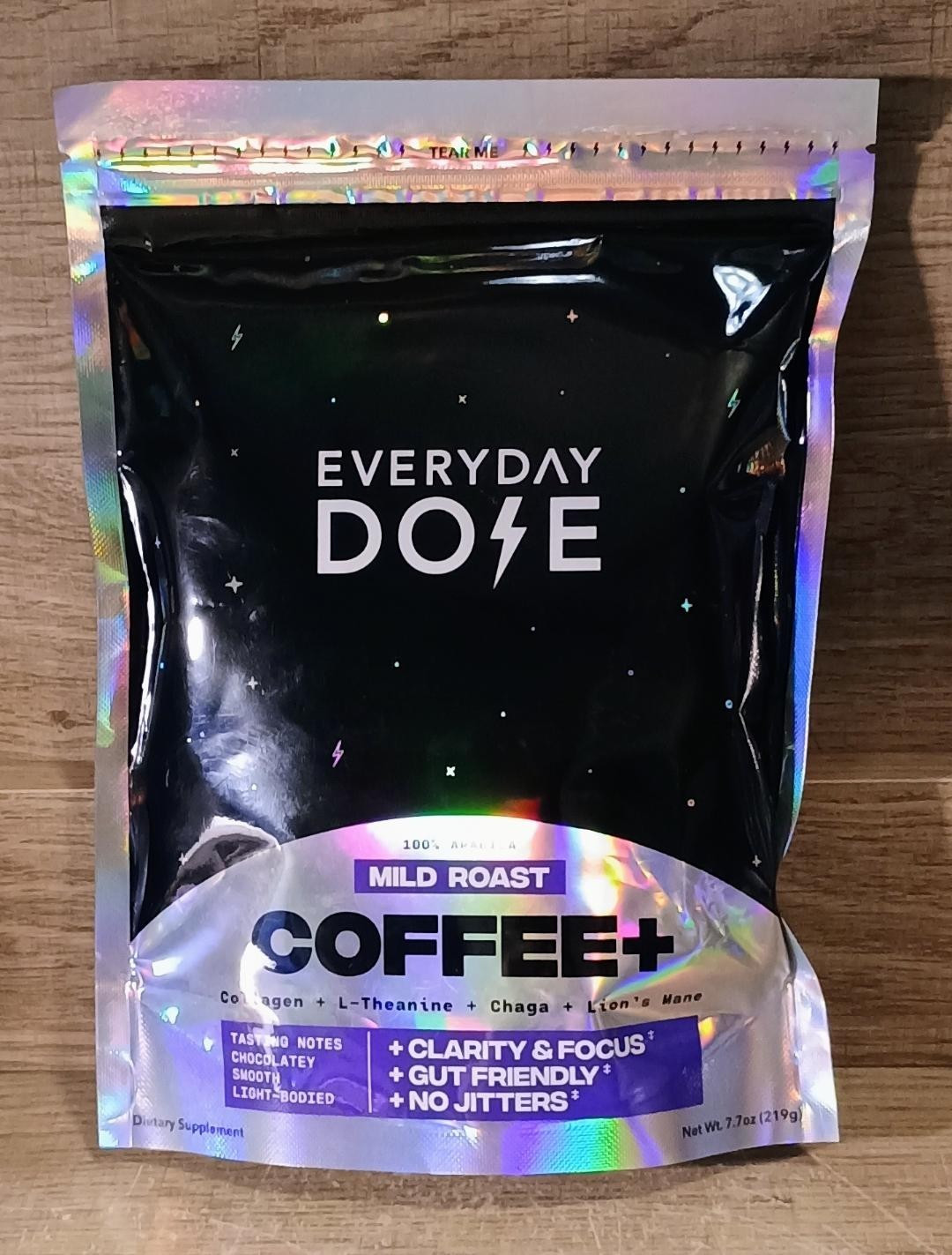 Everyday Dose Mild Roast Mushroom Coffee + Collagen Lion's Mane 7.7 oz Exp 10/27 gallery