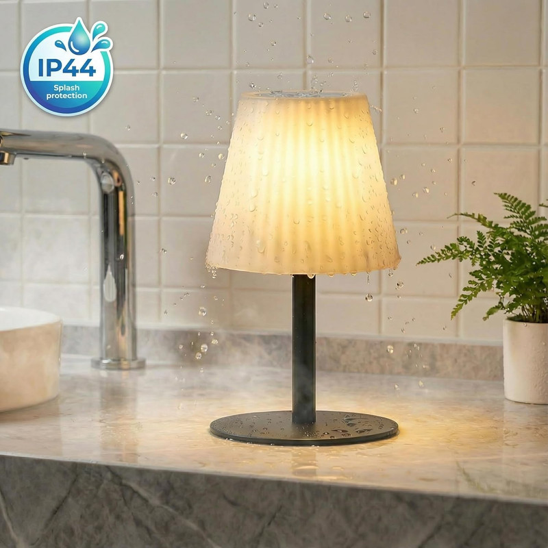 Shower Lamp | Dual Speaker Pairing, IP44 Waterproof Outdoor Table Lamp with RGB, gallery