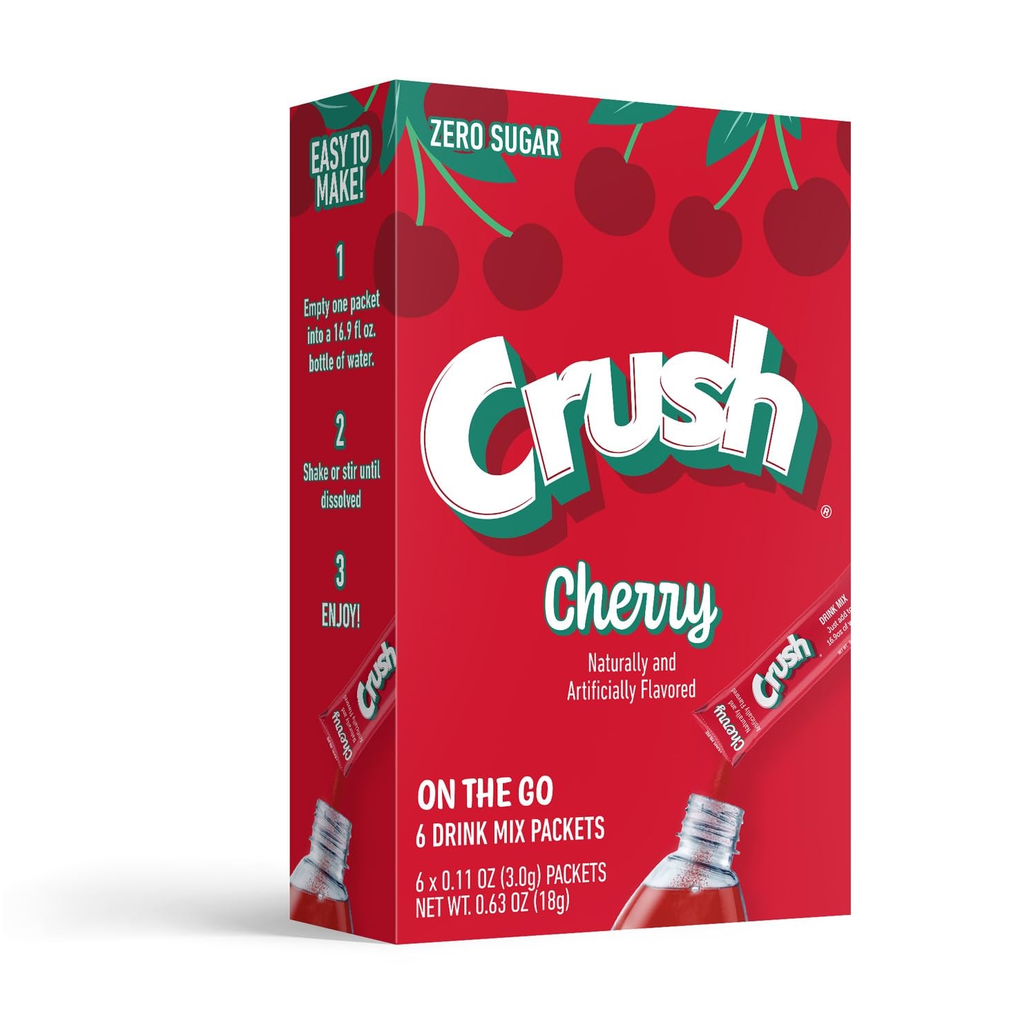 Crush- Powder Drink Mix - Sugar Free & Delicious 0.25 Ounce (Pack of 30) gallery