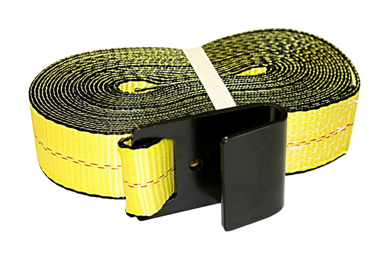 2PK 2inx30ft Tie Down Strap 10000LBS Break Strength 3333LBS Work Limit Flat-Hook gallery