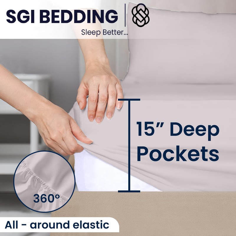 28 Cal King Split Top Flex Head Fitted Sheet ONLY 100 Egyptian Cotton Sheet 1... gallery