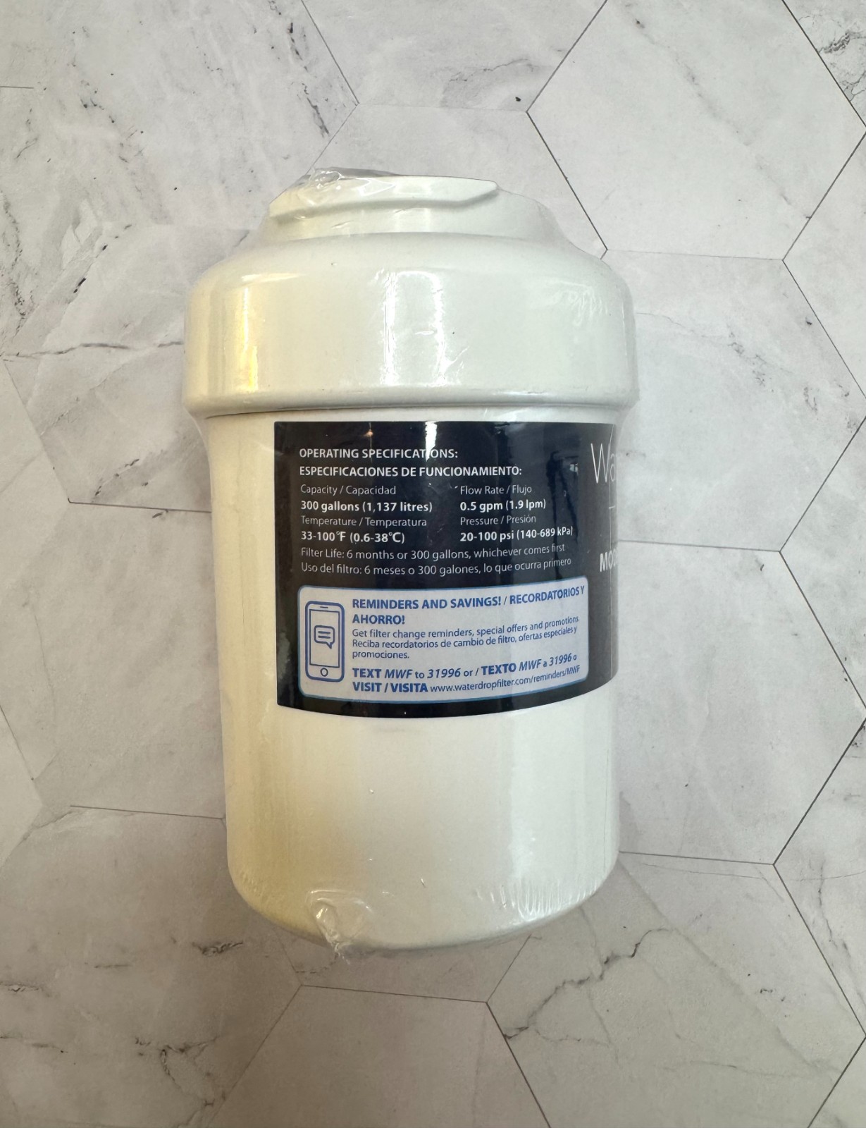 New Sealed Water Drop Plus Model WDP-MWF 6-Month Refrigerator Water Filter gallery