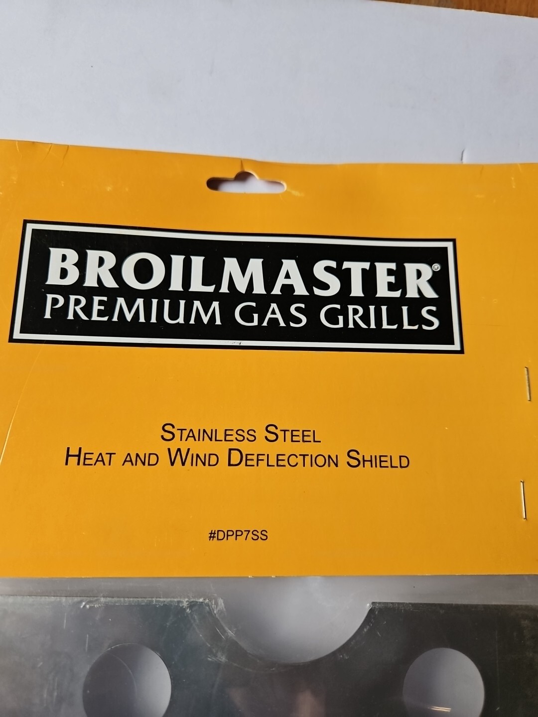Broilmaster Gas Grill Heat & Wind Deflection Shield DPP7SS Stainless Steel BS gallery